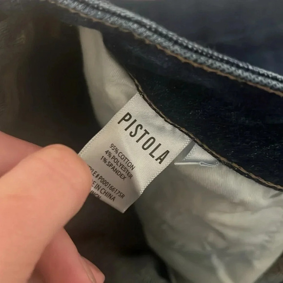 FINAL PRICE Pistola Dark Denim Straight Leg Jeans - Picture 5 of 6